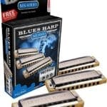 Hohner 532 Blues Harp Pro Pack Harmonica Set, Keys of C, G, A