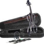 Stagg Electric Violin Set w/Case,Bow,Rosin,Strap,Hdphns EVNX44BK