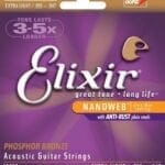 Elixir Nanoweb Phosphor Bronze Xtra Light Acoustic Strings 16002