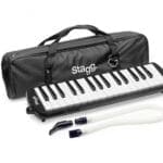 Stagg Melodica 32-Key Black w/ Bag and Mouthpiece Melosta32 BK