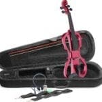Stagg Electric Violin Outfit Metallic Red EVN X-4/4 MRD
