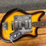 Carmelli Teisco Style Sunburst Vintage Guitar