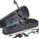 Stagg Electric Violin Set w/Case,Bow,Rosin,Strap,Hdphns EVN44BK