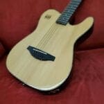 James Neligan Ew3000cn Natural acoustic electric Tele shape like