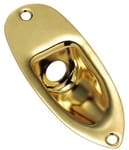 AllParts Input JackPlate Strat Gold AP0610002