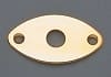 Allparts Jackplate Gld Football AP0615010