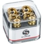 Schaller Strap Locks Gold Set   14010501