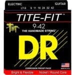 DR Tite-Fit Nickel Plated,Round Core Electric Guitar Strings