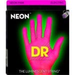DR electric guitar strings in neon pink 9-42 NPE9