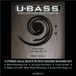 Kala U-Bass String set of 4 ubass