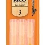 Rico Bass Clarinet #3 Reeds 3-Pack REA0330