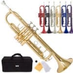 Classmate Trumpet student model brass with case and mp