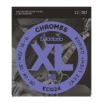 D’Addario XL Electric Chromes ECG2X Flatwound Guitar Strings