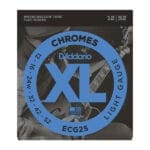 D’Addario XL Electric Chromes Flatwound Electric Guitar Strings