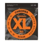 D’Addario XL Electric Chromes Flatwound Electric Guitar Strings