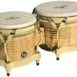 LP Matador M201-AW Wood Bongos (Natural, Gold) bongo m201