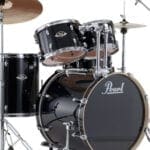 Pearl Export Jet Black 5-Piece Drum Set