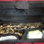 Oxford Alto Sax Outfit Antique Brass Finish saxophone