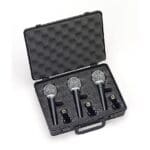 Samson R21 Microphone 3-Pack w/ Case