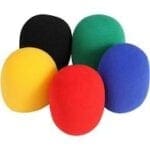 Windscreens for Microphone 5-Pack Assorted Colors