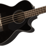 Fender CB-60SCE acoustic electric bass guitar in a black
