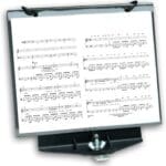 The DEG Drum Lyre w/Flip-Folder is a handy all-in-one marching lyre
