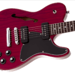 Fender Jim Adkins JA-90 Telecaster Thinline Electric Guitar Transparent Crimson Red 0262354538