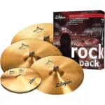 Zildjian A0801R A Series Rock Box Set 14/17/19/20″ Cymbal Pack Traditional