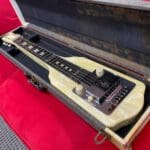 Oahu Lap Steel White Pearl with Original Case