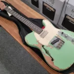 Nate’s Relic Guitar Thinline Telecaster Relived Seafoam Green