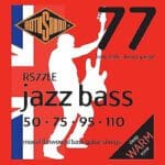 Rotosound RS77LE Monel Flatwound Jazz Bass Strings (50-110)