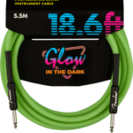 Fender Glow in the Dark Cable, Green, 18.6′ free shipping