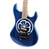 Kramer Custom Graphics Series Baretta White Lotus Candy Blue with Gig Bag - Image 3