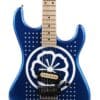Kramer Custom Graphics Series Baretta White Lotus Candy Blue with Gig Bag - Image 4