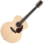 Martin Grand J-16E Jumbo 12 String Acoustic-Electric Guitar Natural w/ Gig Bag