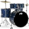 PDP Center Stage PDCE2215KTRB 5-piece Complete Drum Set with Cymbals - Royal Blue Sparkle Brand New $599.99 - Image 4
