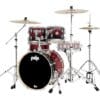 PDP Concept Maple 4-Piece Fusion Shell Pack - Red to Black Fade No Snare Brand New $899.99 - Image 3