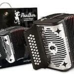 Hohner Panther Accordion G/C/F Keys Black