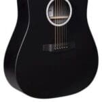 Martin DX Johnny Cash Signature Dreadnought Acoustic Electric Guitar Black w/Gig Bag