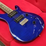 PRS SE Custom 24 7 String 2013 Blue Flame Top Used – Good $899 + $75 Shipping