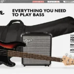 Squier Affinity Series Precision Bass PJ Pack 3-Color Sunburst with Laurel Fingerboard 0372980000