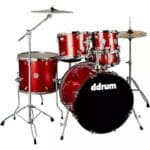 ddrum D2 5 piece Complete Drum Kit Red Sparkle