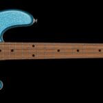 Sterling StingRay Ray34 Blue Sparkle w/ Gig Bag