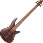 Ibanez SR505E 5 String Bass Guitar Brown Mahogany