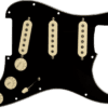 Fender Original '57 / '62 SSS Pre-wired Stratocaster Pickguard - Black 3-ply 0992345506