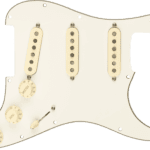 Fender Custom Fat ’50s SSS Pre-wired Stratocaster Pickguard – Parchment 3-ply 0992340509
