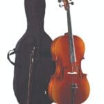 JZ Cello outfits with case and bow 1/4, 1/2, 3/4 and full size