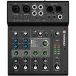 Harbinger LX8 8-Channel Analog Mixer With Bluetooth, FX and USB Audio