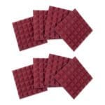 Gator 8 Pack of Burgundy 12×12″ Acoustic Pyramid Panel Price $69.99
