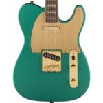 Squier 40th Anniversary Telecaster, Gold Edition, Gold Anodized Pickguard, Sherwood Green Price $599.99